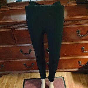 Black Polyester Spandex Leggings
